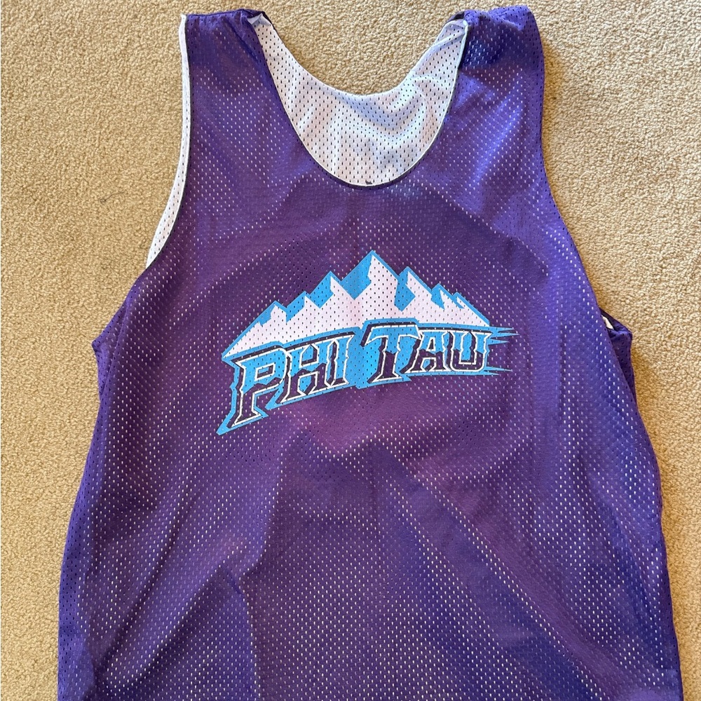 Phi Kappa Tau Basketball Reversible Jersey Size Large
